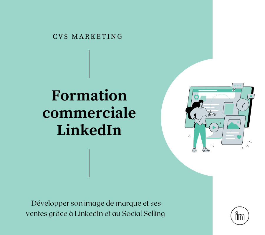 Formation commerciale LinkedIN - image CVS Marketing