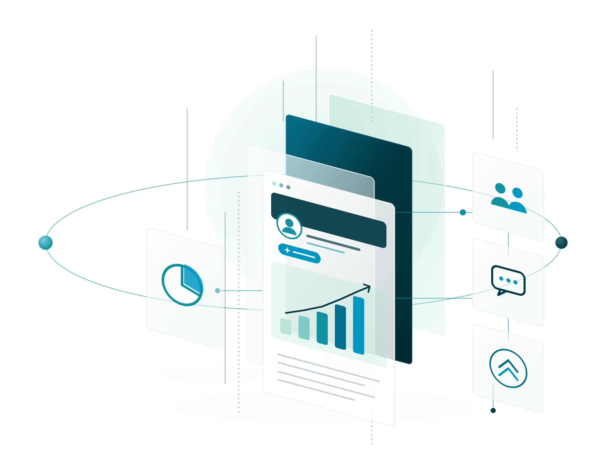Illustration : growth marketing et social selling